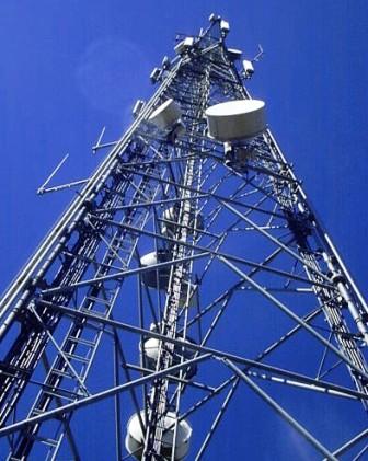Typical communications tower