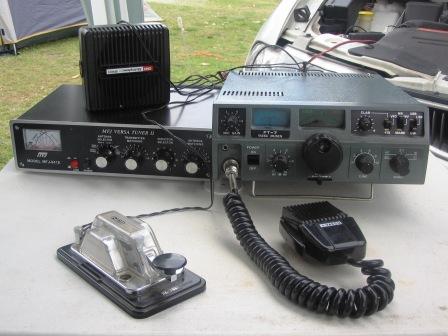 Portable camping radio equipment