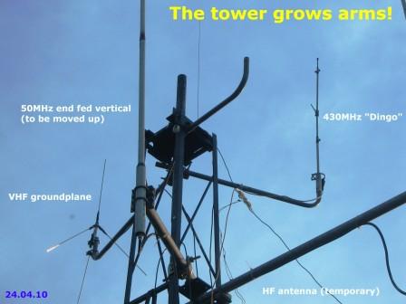 The tower grows arms - 24.04.10